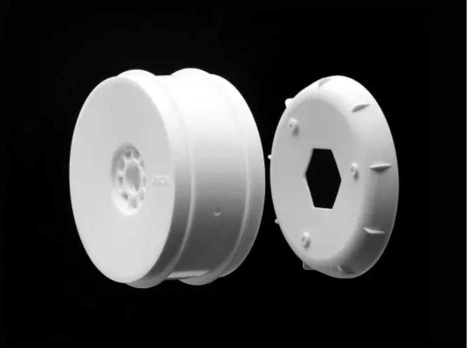 Aka 1:8 Buggy Evo Wheels White (4) [AKA24003W]