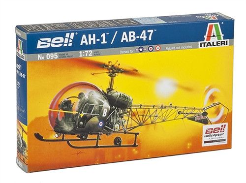 Model Kit vrtuľník 0095 - AH-1 / AB-47 (1:72) [33-0095]