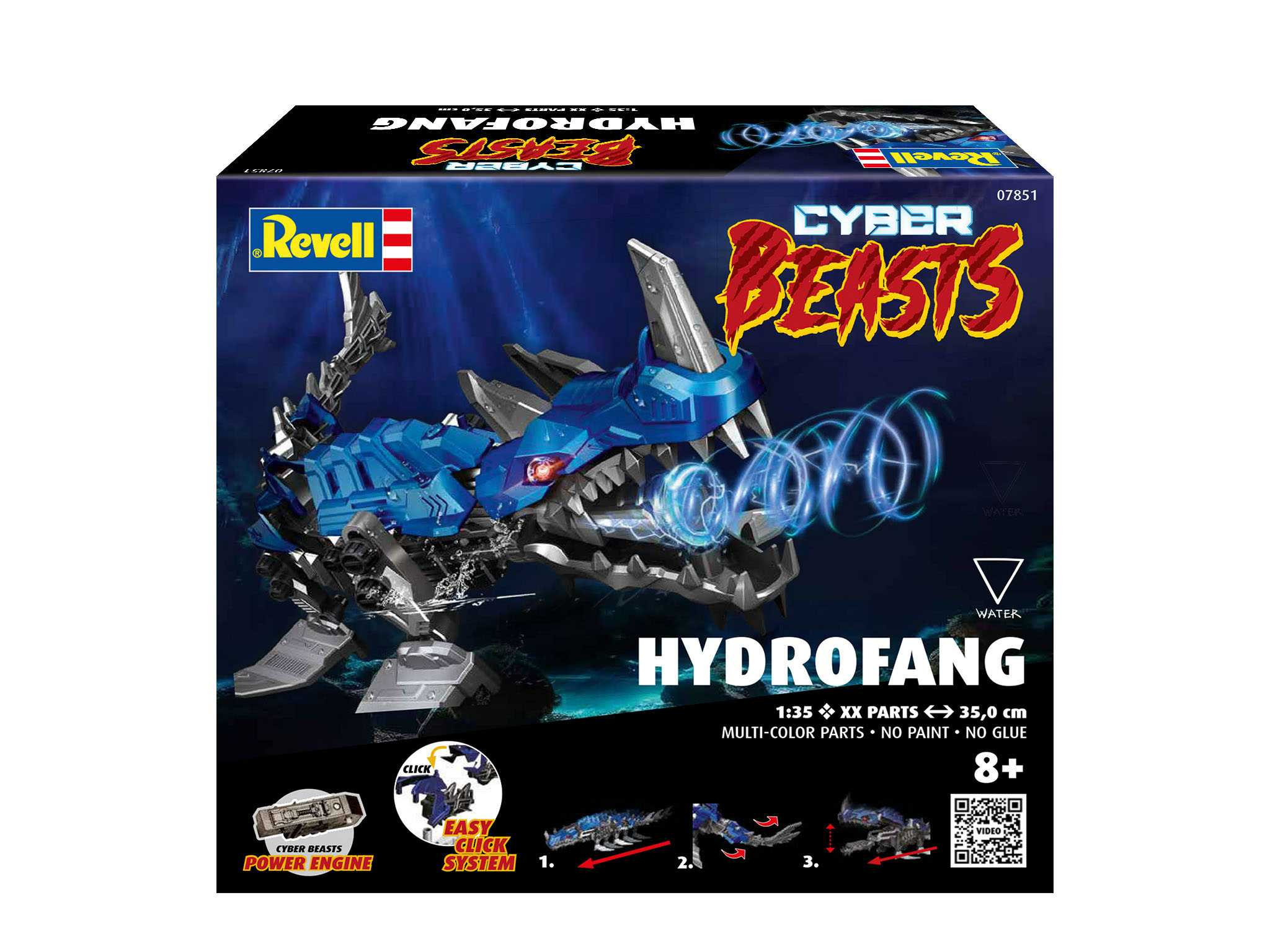 Revell Cyber Beasts 07851 - HydroFang (1:35) - 18-07851 - expresní doprava