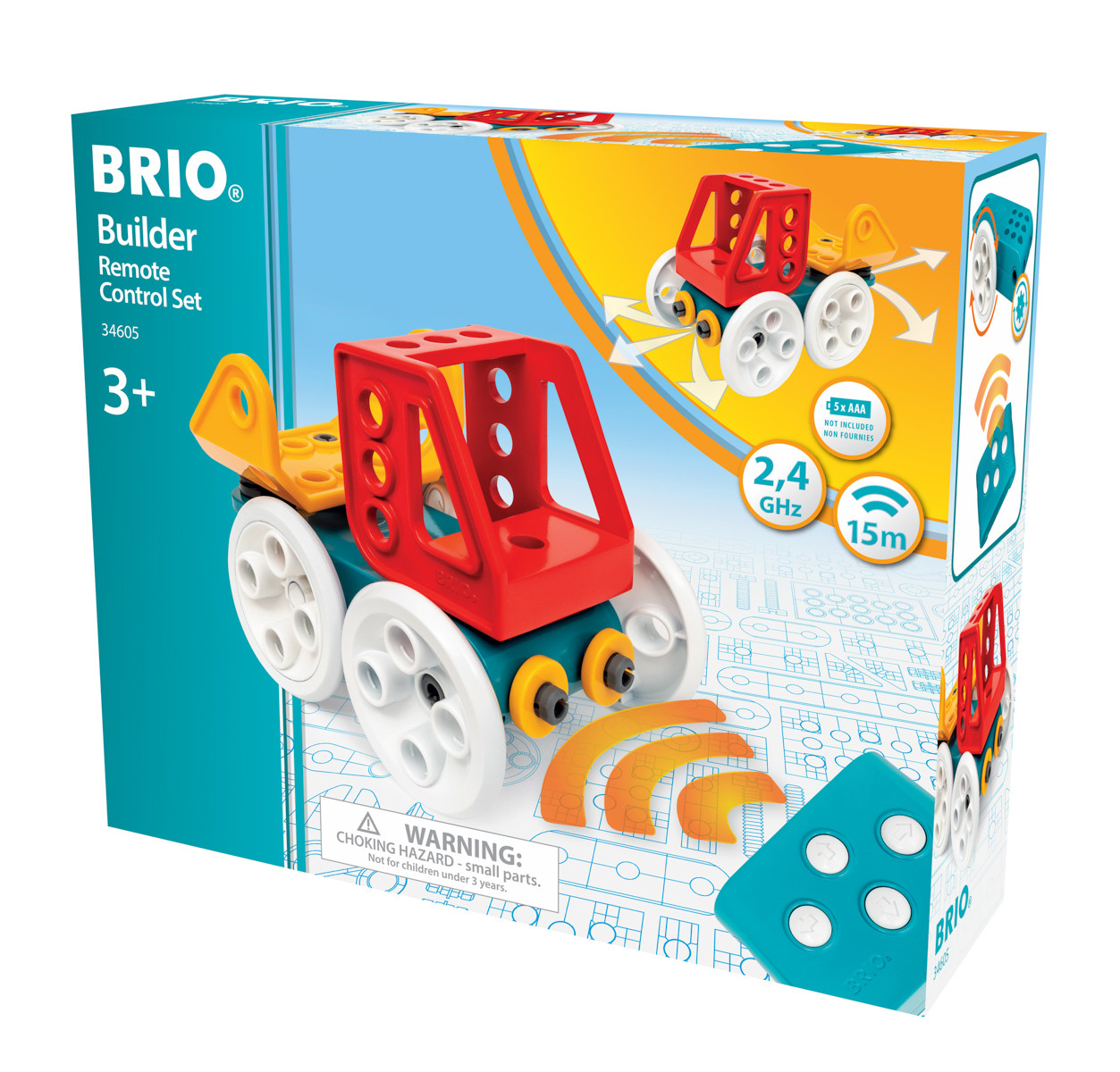Stavebnice BRIO BUILDER Sada s dálkovým ovládáním - 102234605 - expresní doprava
