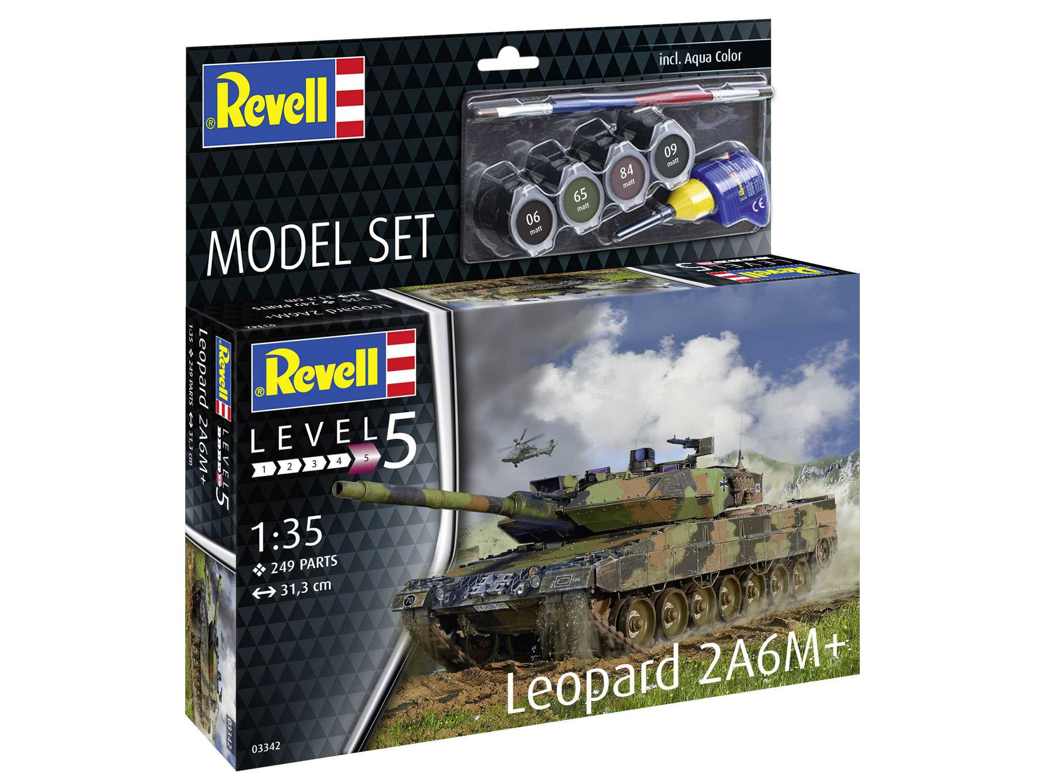 ModelSet tank 63342 - Leopard 2 A6M+ (1:35) [18-63342]