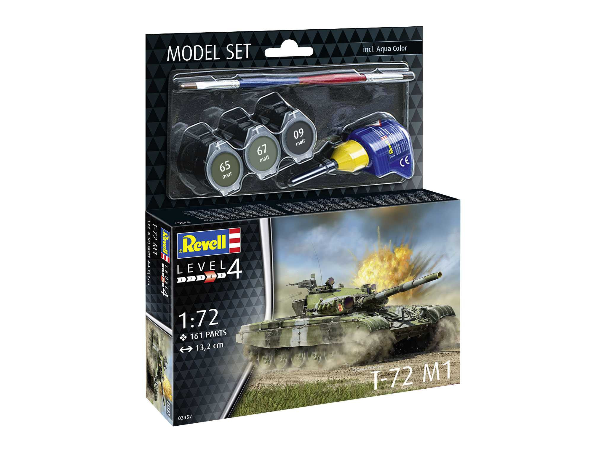 Revell ModelSet tank 63357 - T-72 M1 (1:72) - 18-63357 - expresní doprava