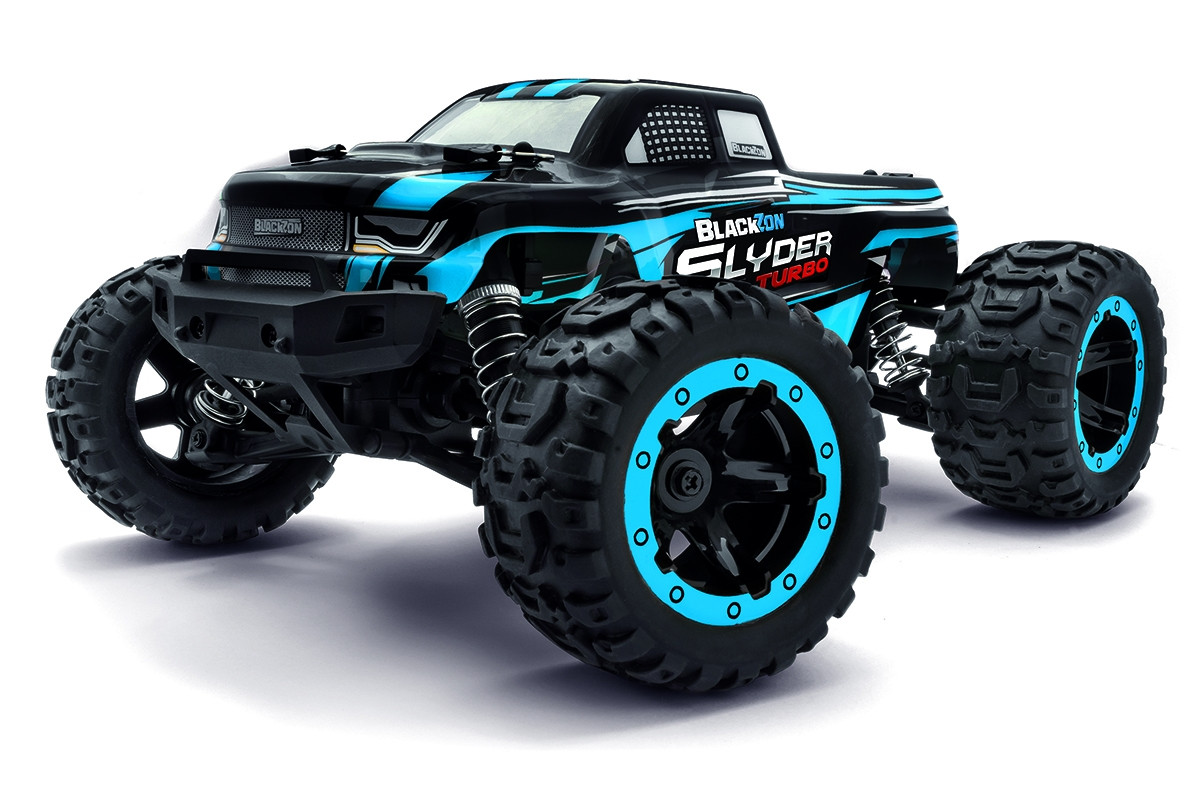 BlackZon Slyder MT Turbo 1/16 4WD 2S Brushless - Modrý - HPI540209 - expresní doprava