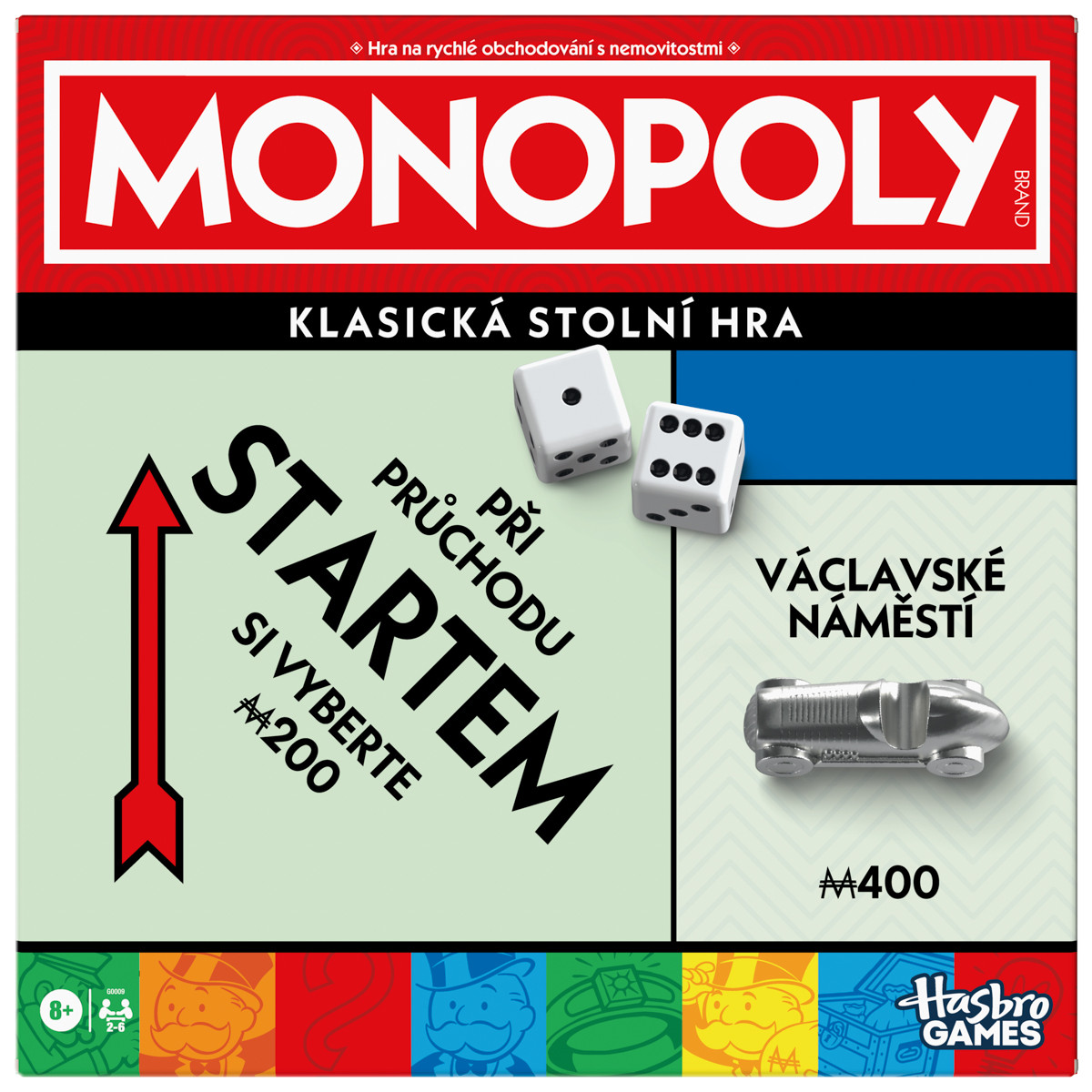 HASBRO - MONOPOLY Classic CZ verze - 1120G0009 - expresní doprava