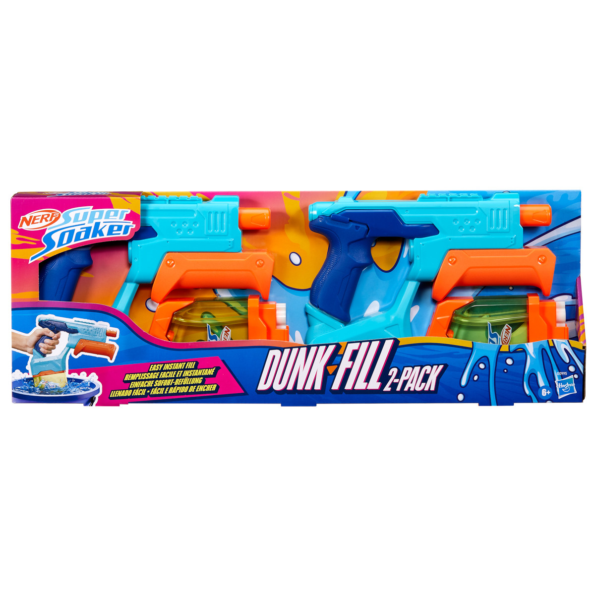 HASBRO - Nerf Super Soaker Dunk FILL duopack, vodní - 1113G0995 - expresní doprava
