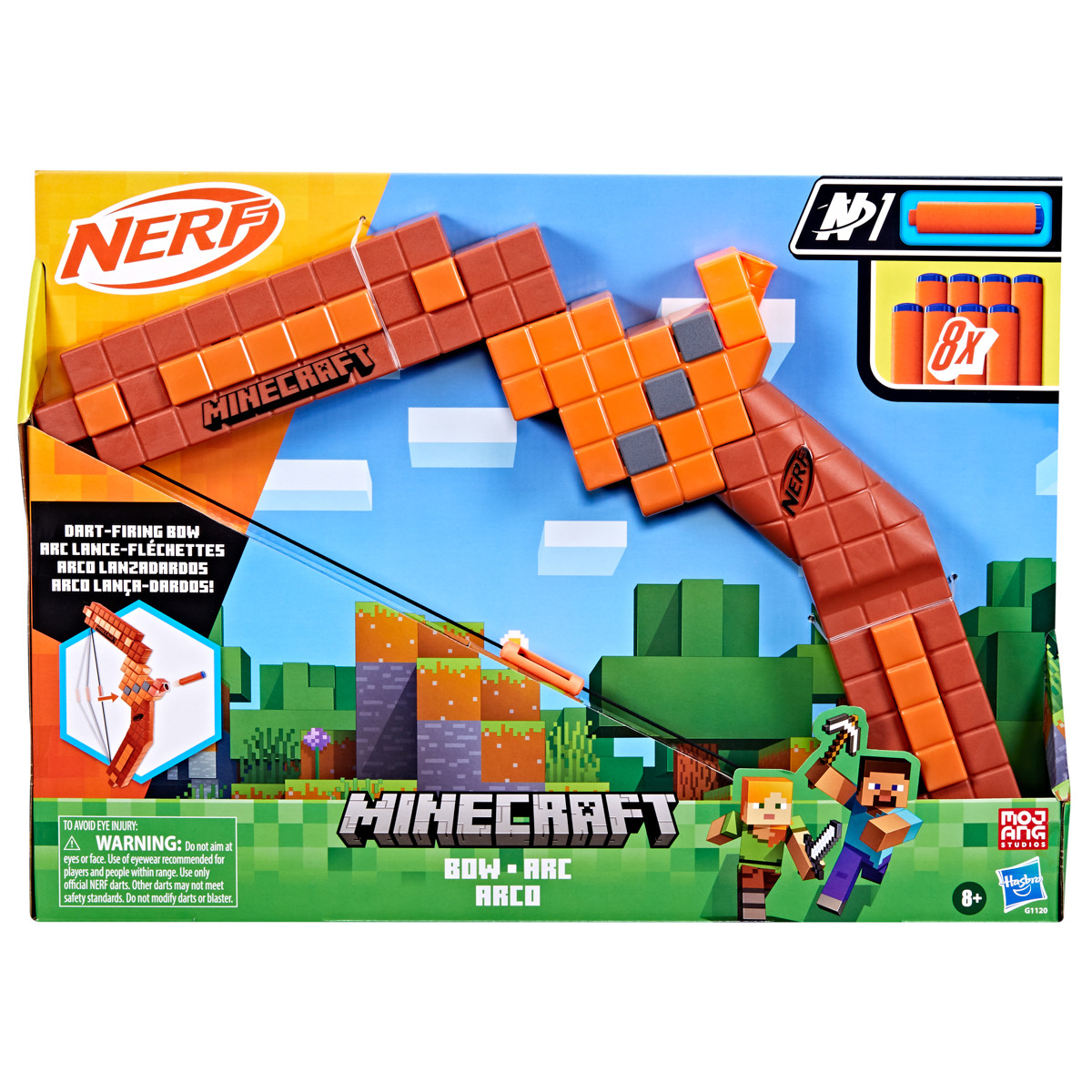 HASBRO - Nerf Minecraft luk - 1113G1120 - expresní doprava