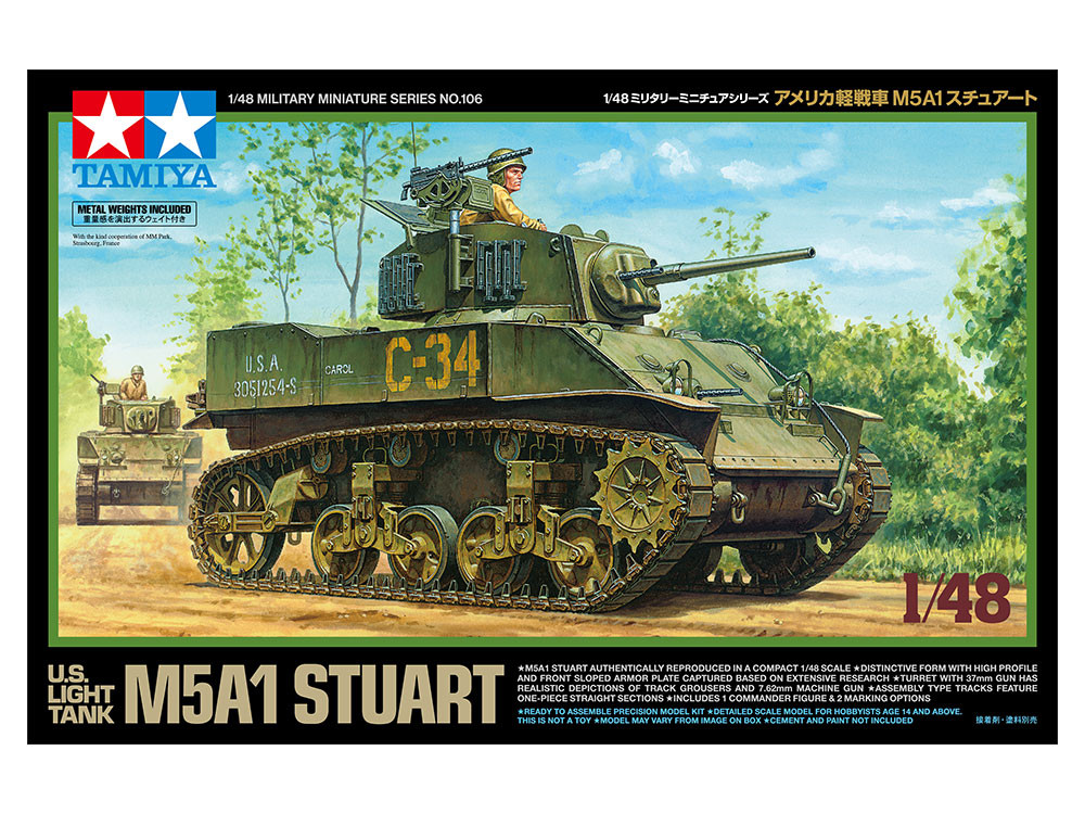 1:48 Tamiya 32606 M5A1 Stuart 1/48 - 108/32606 - expresní doprava