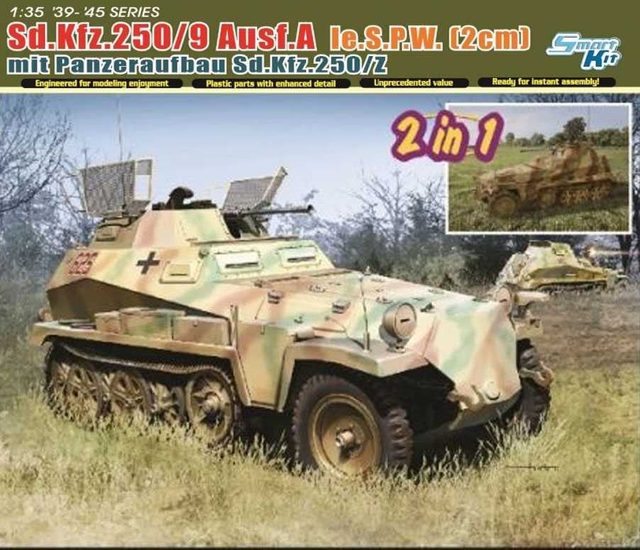 Model Kit military 6859 - Sd.Kfz.250/9 le.SPW mit PANZERAUFBAU Sd.Kfz.250/Z (1:35) [34-6859]