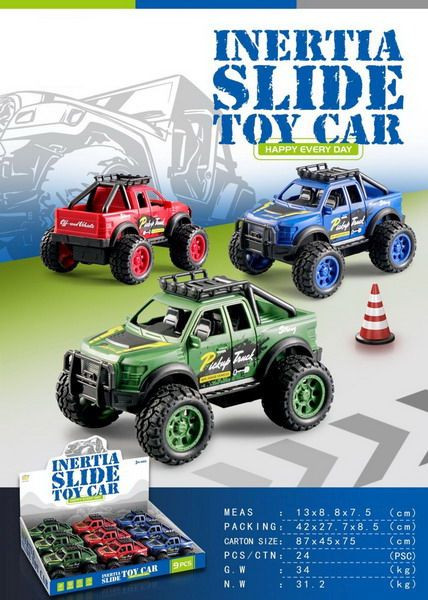 Wiky Auto terénní na setrvačník 13 cm - W047691 - expresní doprava