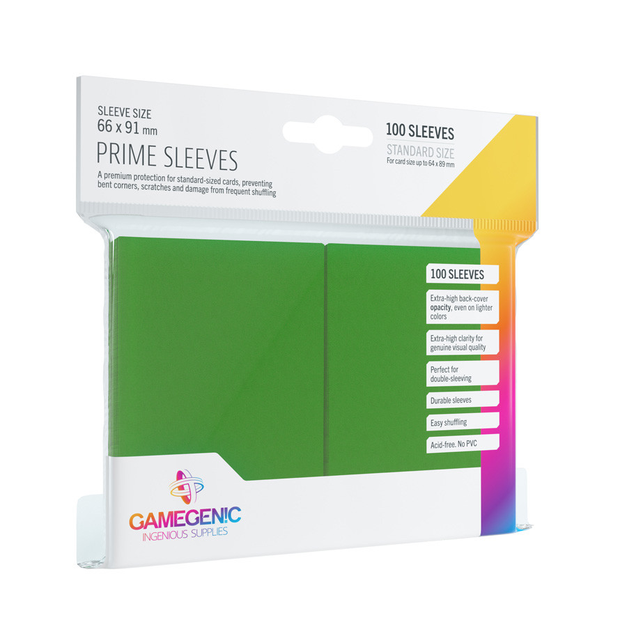Gamegenic: Prime Sleeves Green [GGS10019ML]
