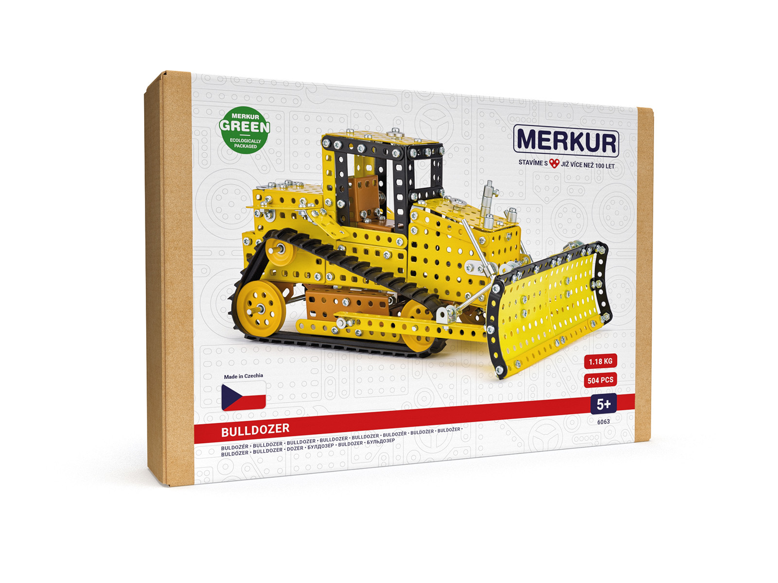 Merkur - Buldozer, 504 dílků - 10996063 - expresní doprava