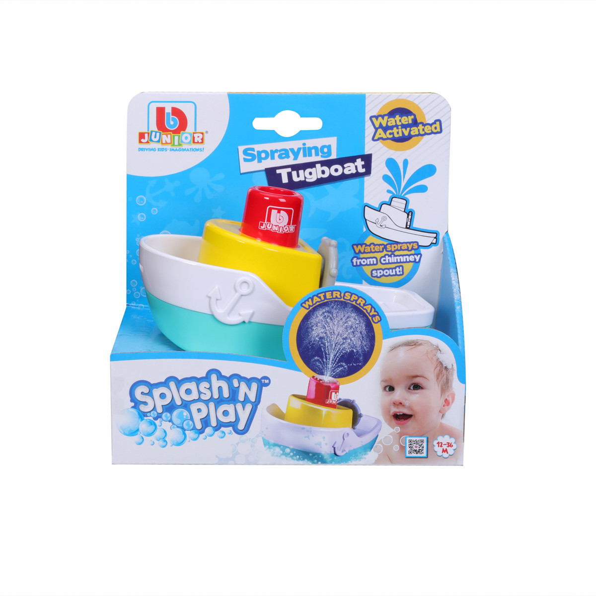 BB Junior - Hračky do vody - Čln s vodotryskom [112116-89003]