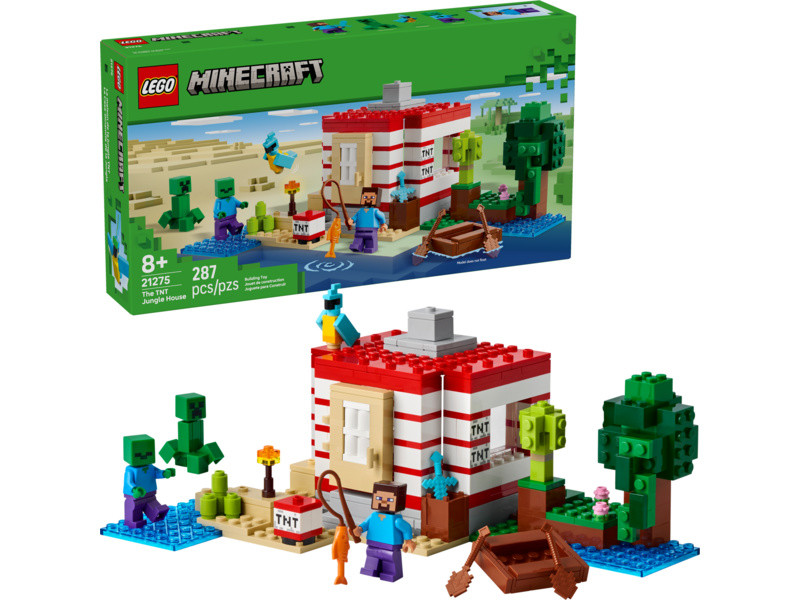 LEGO Minecraft - TNT dům v džungli - LEGO21275 - expresní doprava