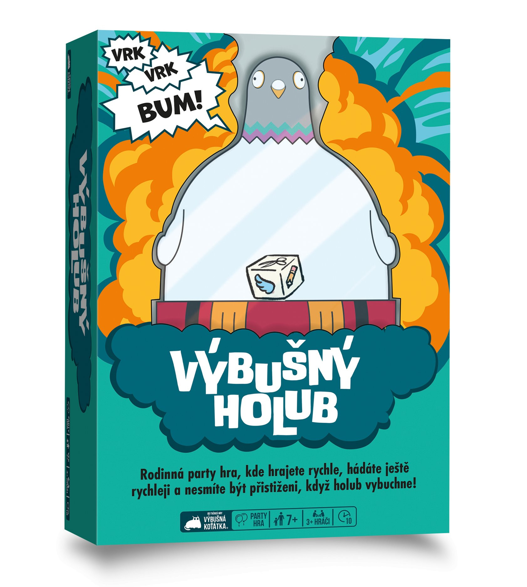 Exploding Kittens Výbušný holub - EKIEP01CSSK - expresní doprava