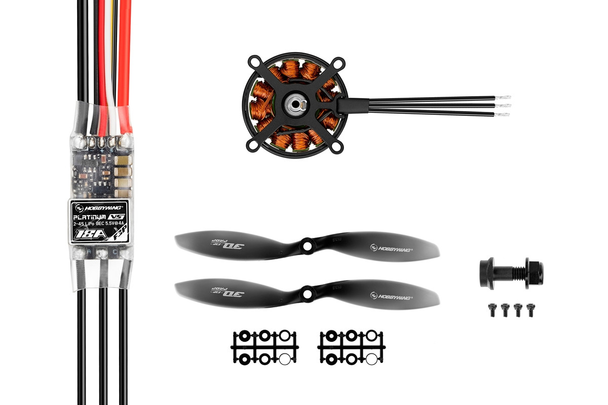HOBBYWING Platinum F3P 3D Combo - HW38060002 - expresní doprava
