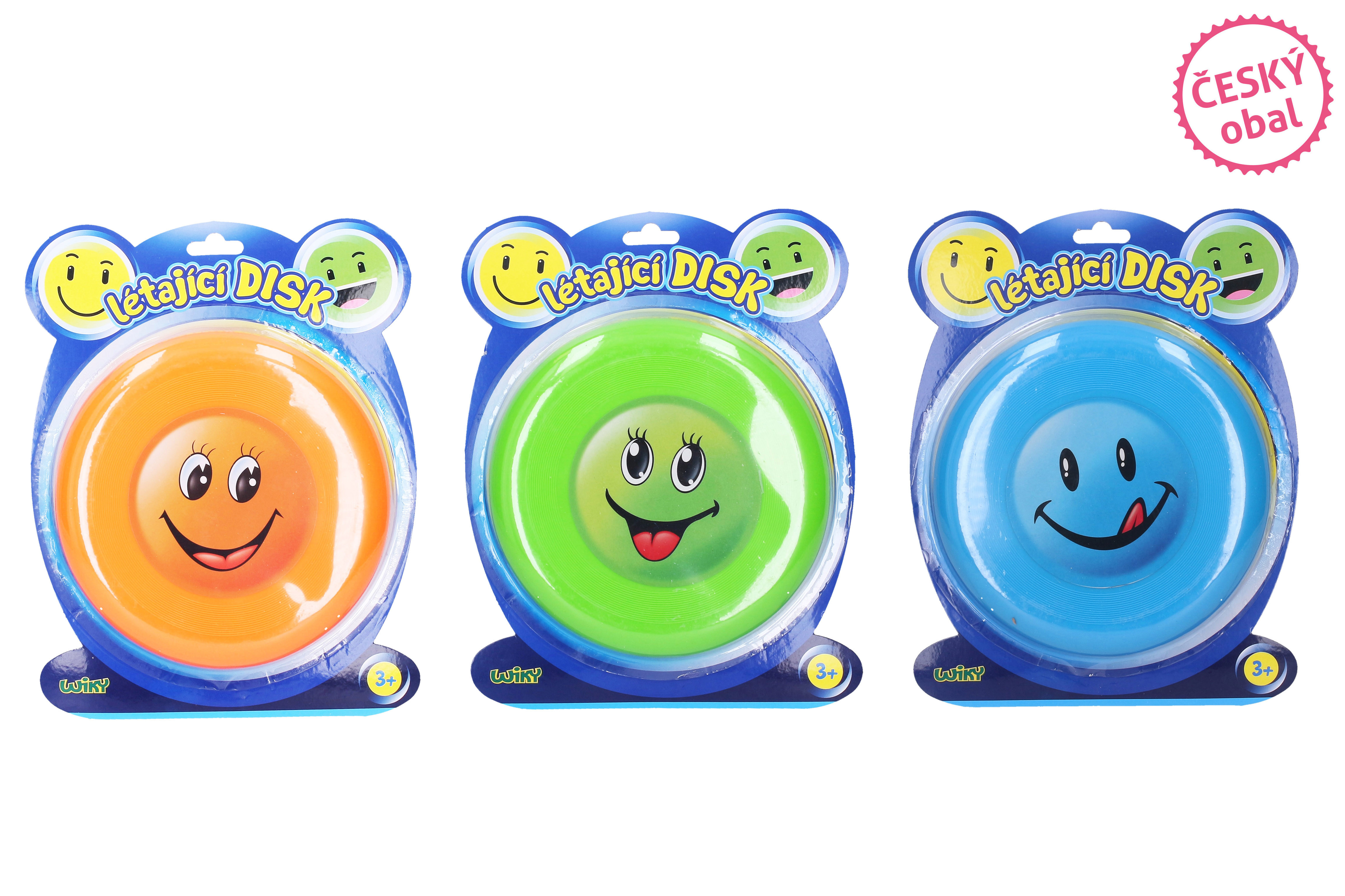 Wiky Létající disk smajlík 19 cm - Český obal - W118199 - expresní doprava