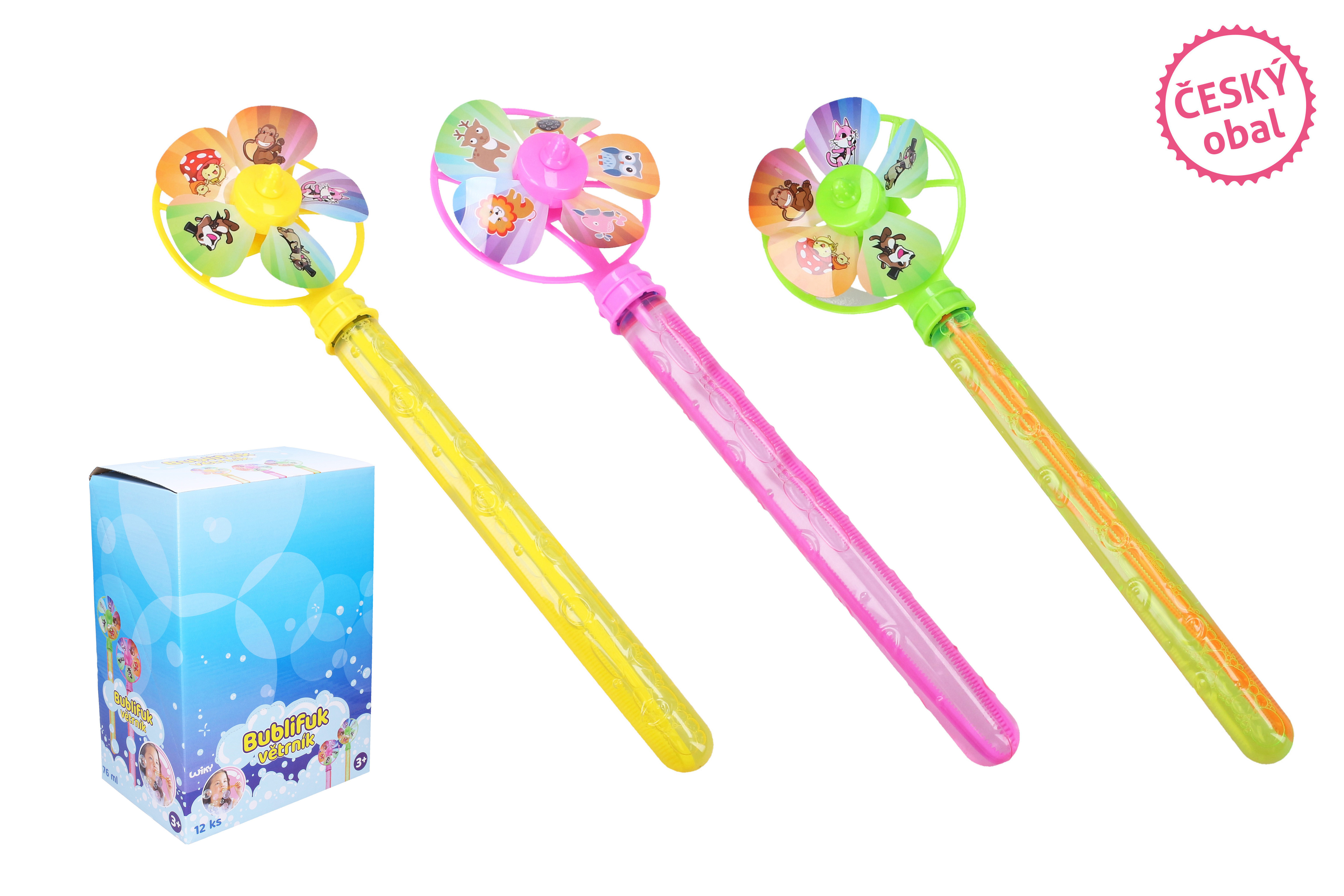 Bublifuk veterník 76 ml 34 cm - Český obal [W117034]