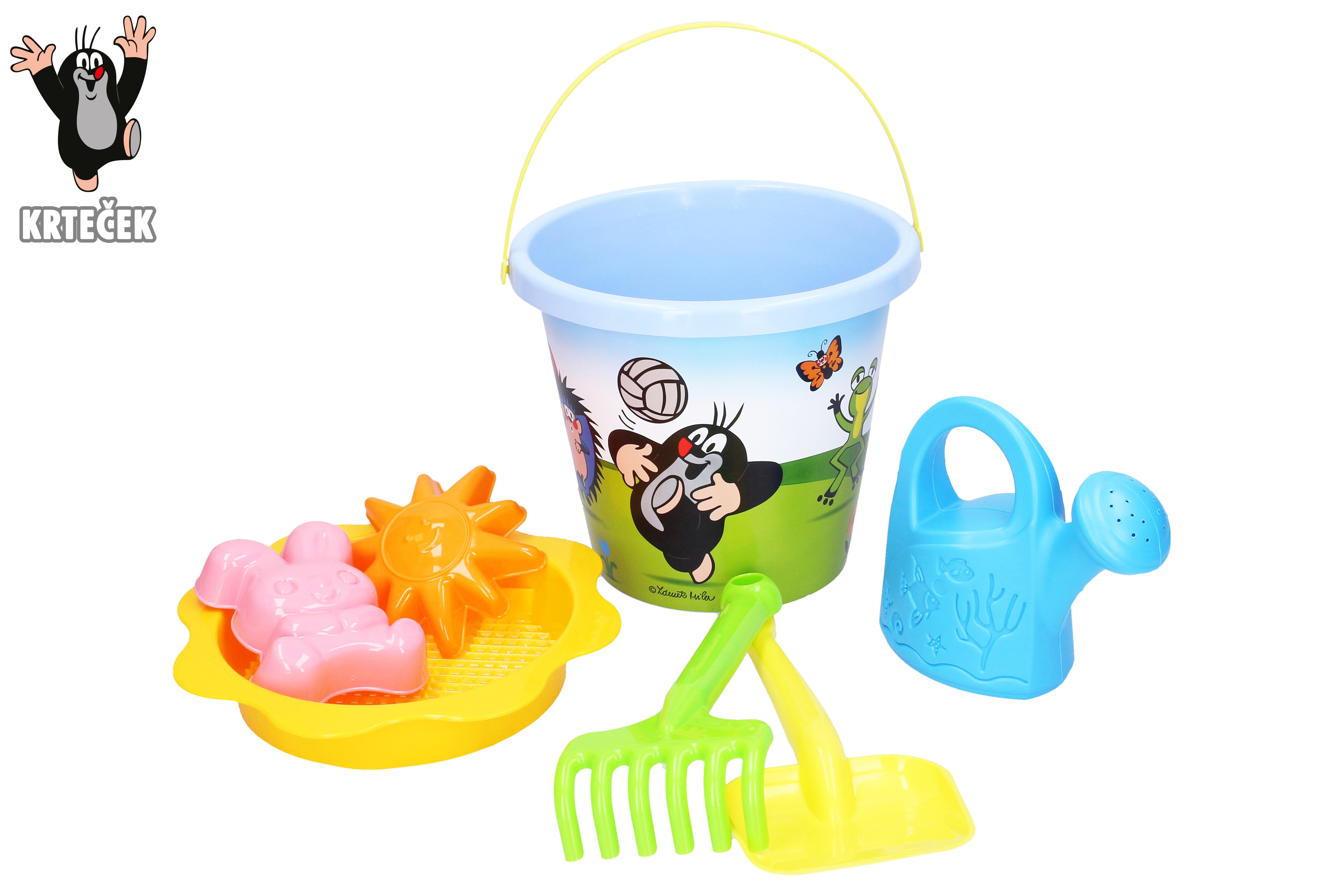 Wiky Písek sada Krtek velká 3,5 L modrá - W013252 - expresní doprava