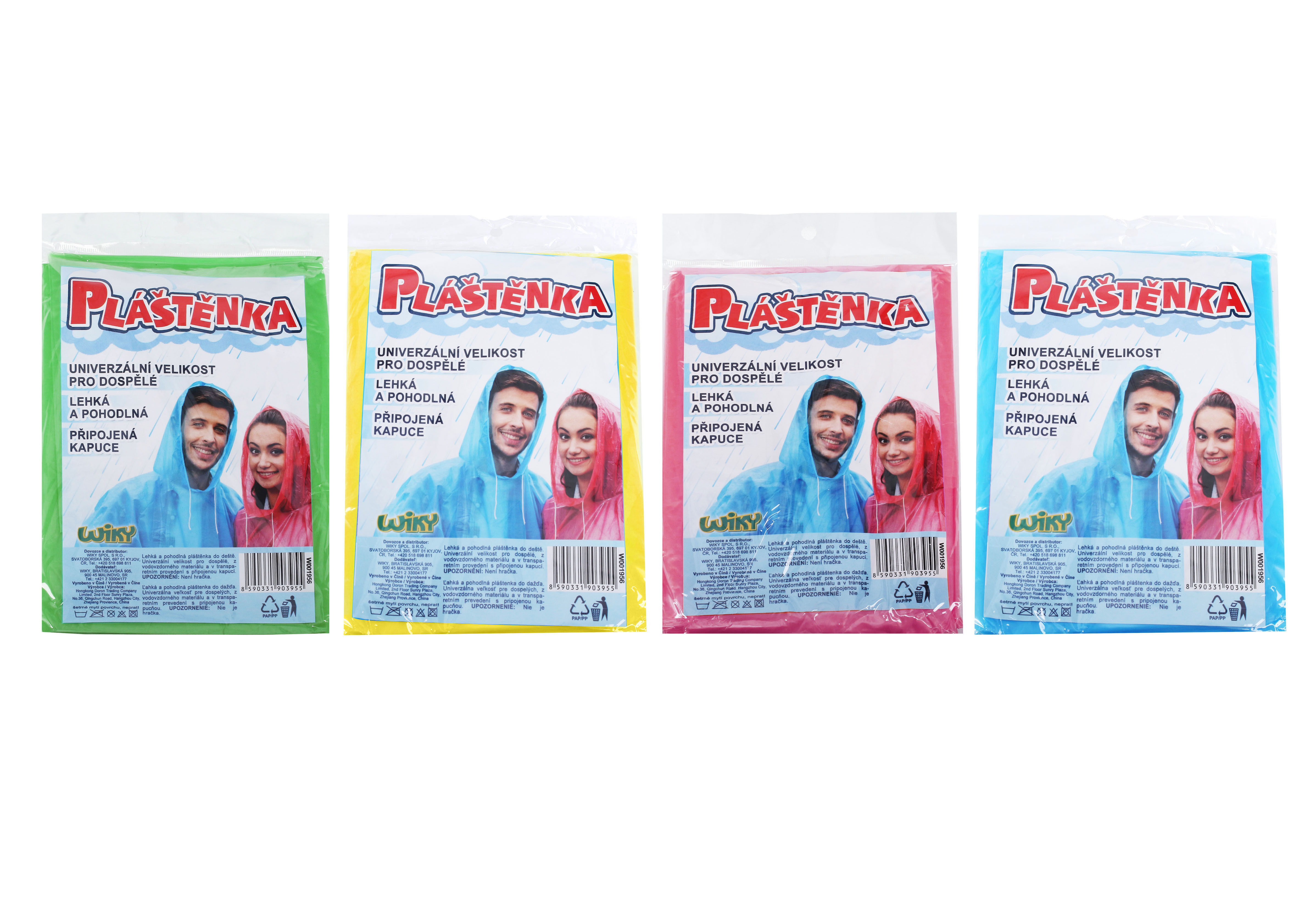 Vrecková pláštenka, 140 x 76 cm [W001956]