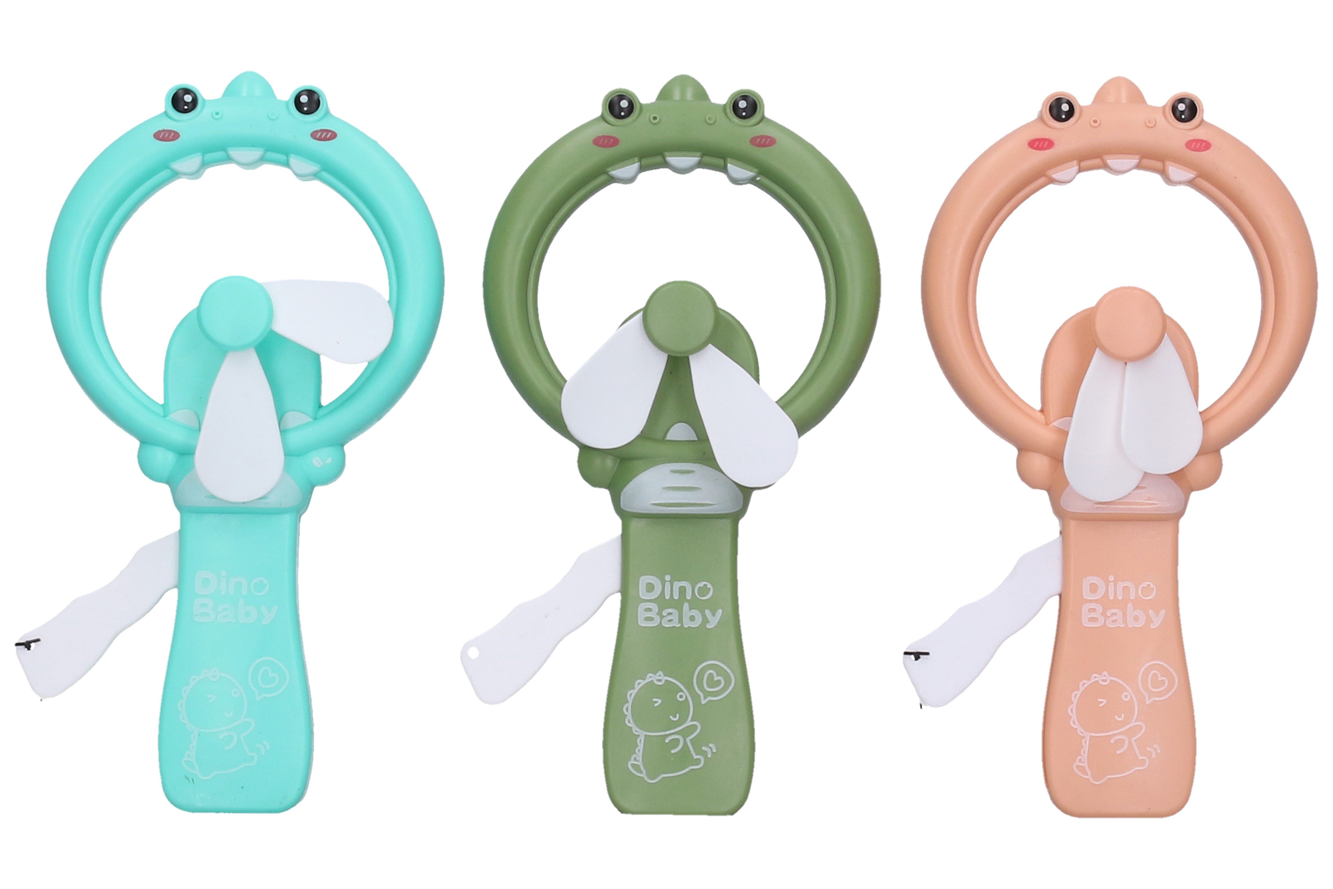 Ručný vetráčik dino 18 cm [W047888]