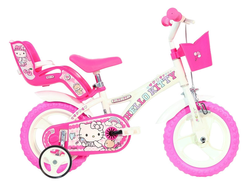 Dino-Bikes DINO Bikes - Dětské kolo 12" Hello Kitty - DB-612GL-HK - expresní doprava