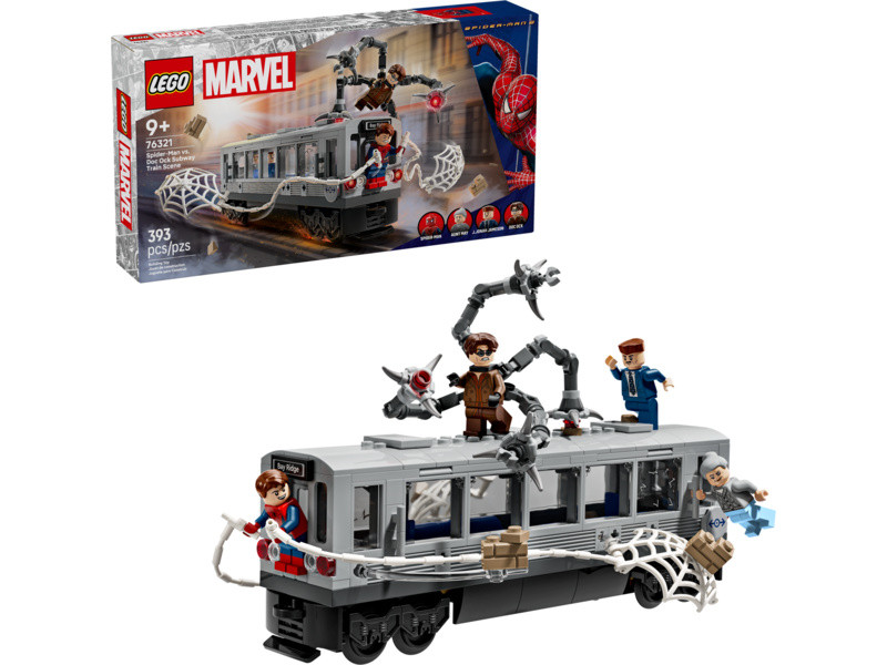 LEGO Marvel - Spider-Man vs. Doc Ock: Scéna v metru - LEGO76321 - expresní doprava