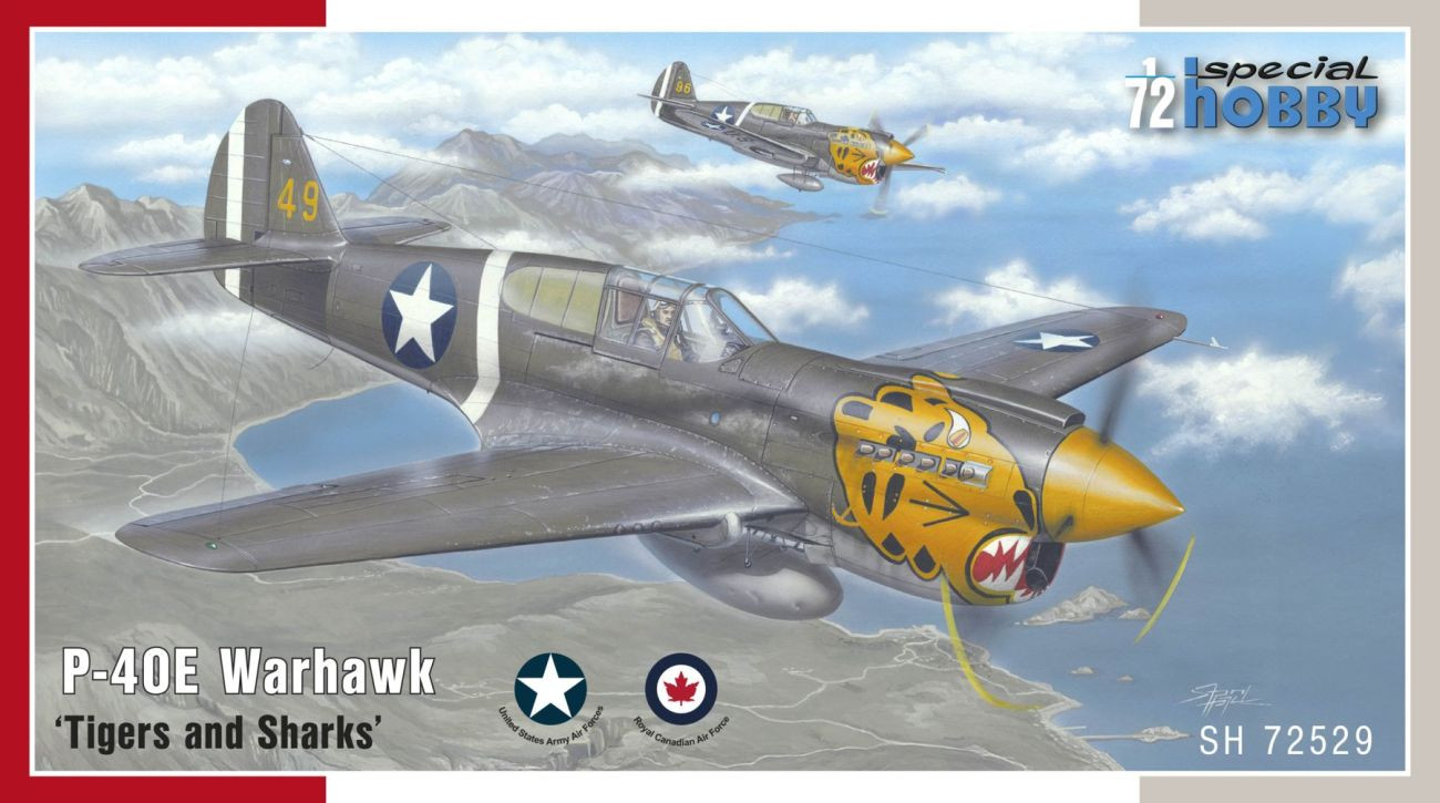 1:72 Special Hobby SH72529 P-40E Warhawk"Tigers and Sharks" 1/72 - 100/SH72529 - expresní doprava