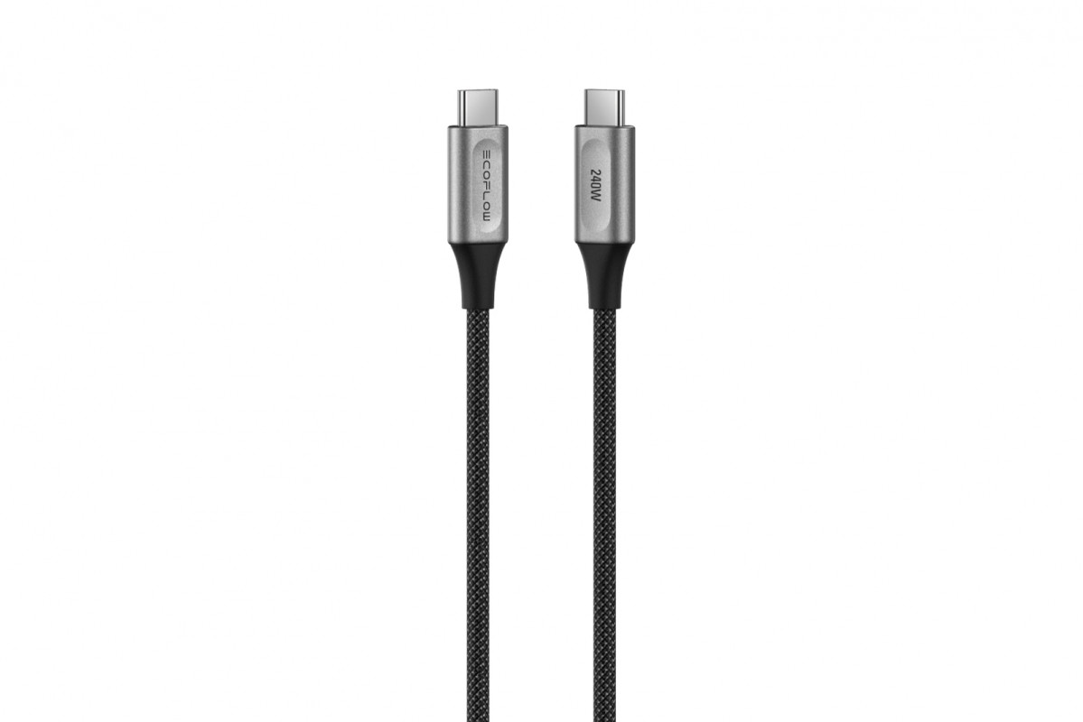 EcoFlow RAPID Pro USB-C do USB-C kabel (240W, Nylon) - 1ECORAP-01 - expresní doprava