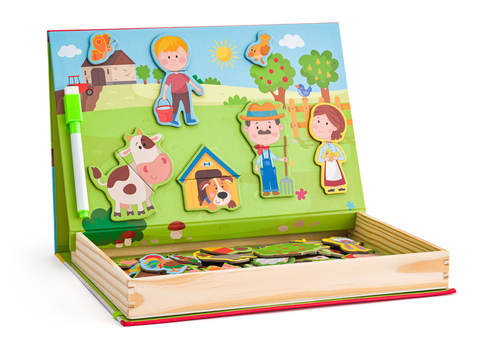 Krabička s magnetickými tvary - Statek - 102192150 - expresní doprava