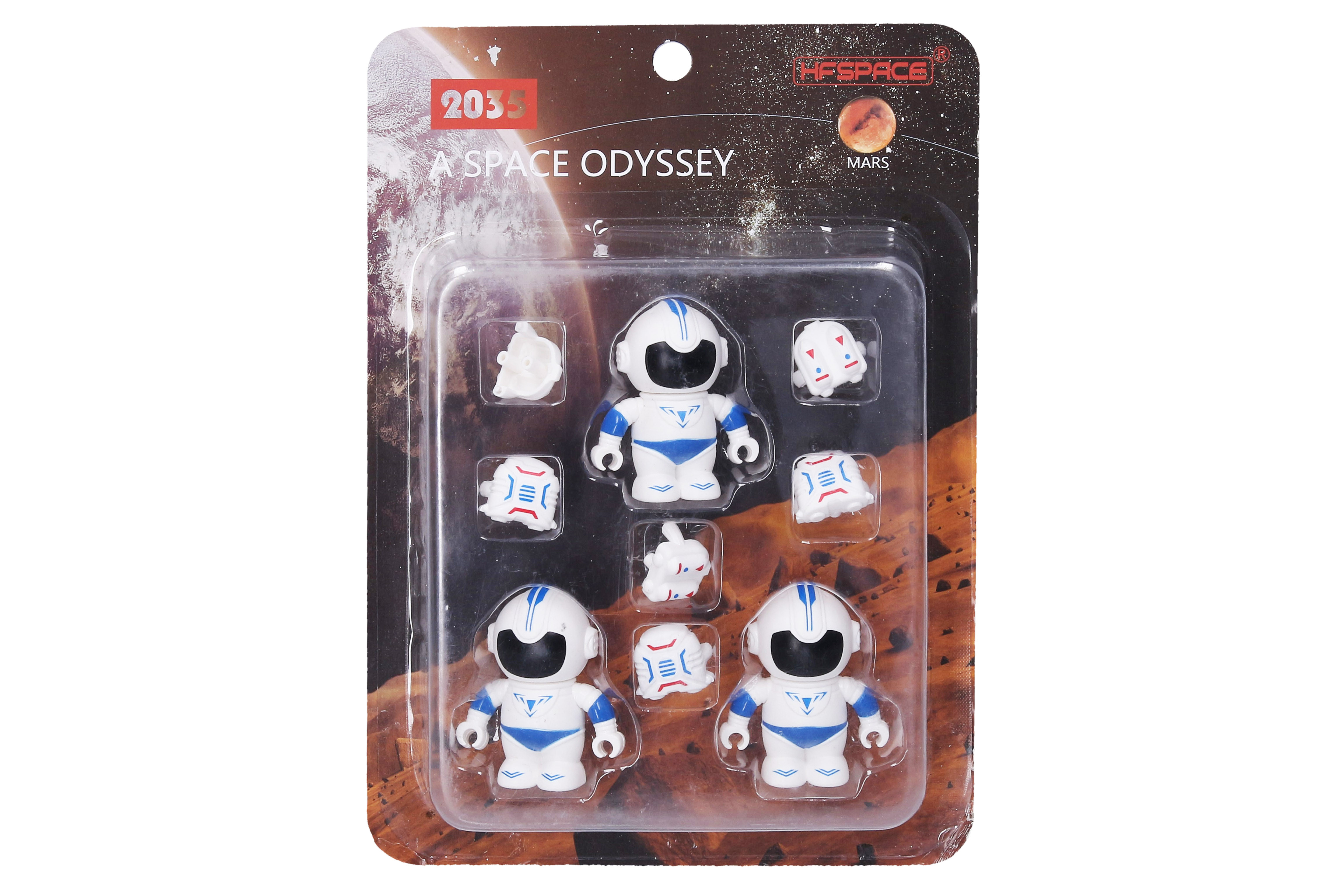 Wiky Astronaut 3 figurky 6 cm - W028145 - expresní doprava