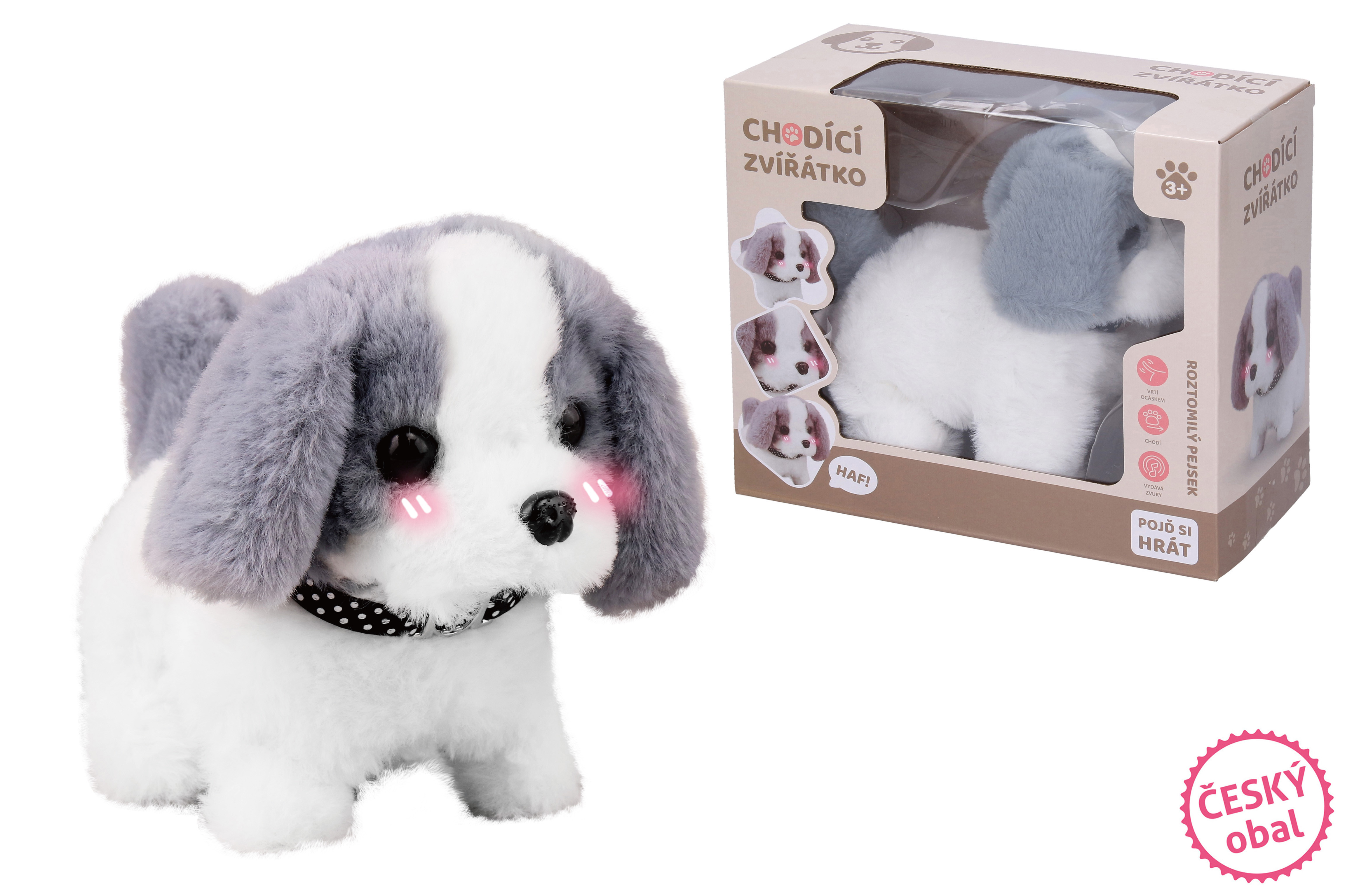 Pes chodiaci 18cm - český obal [W049574]
