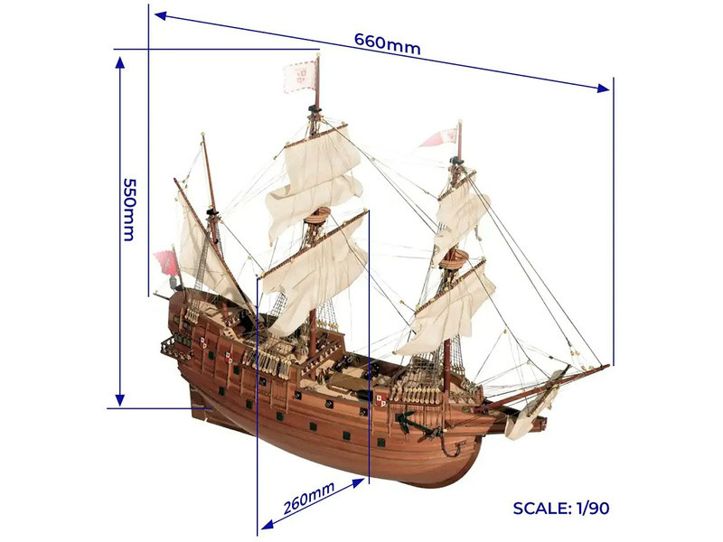 OCCRE San Martin 1:90 kit - KR-oc13601 - expresní doprava