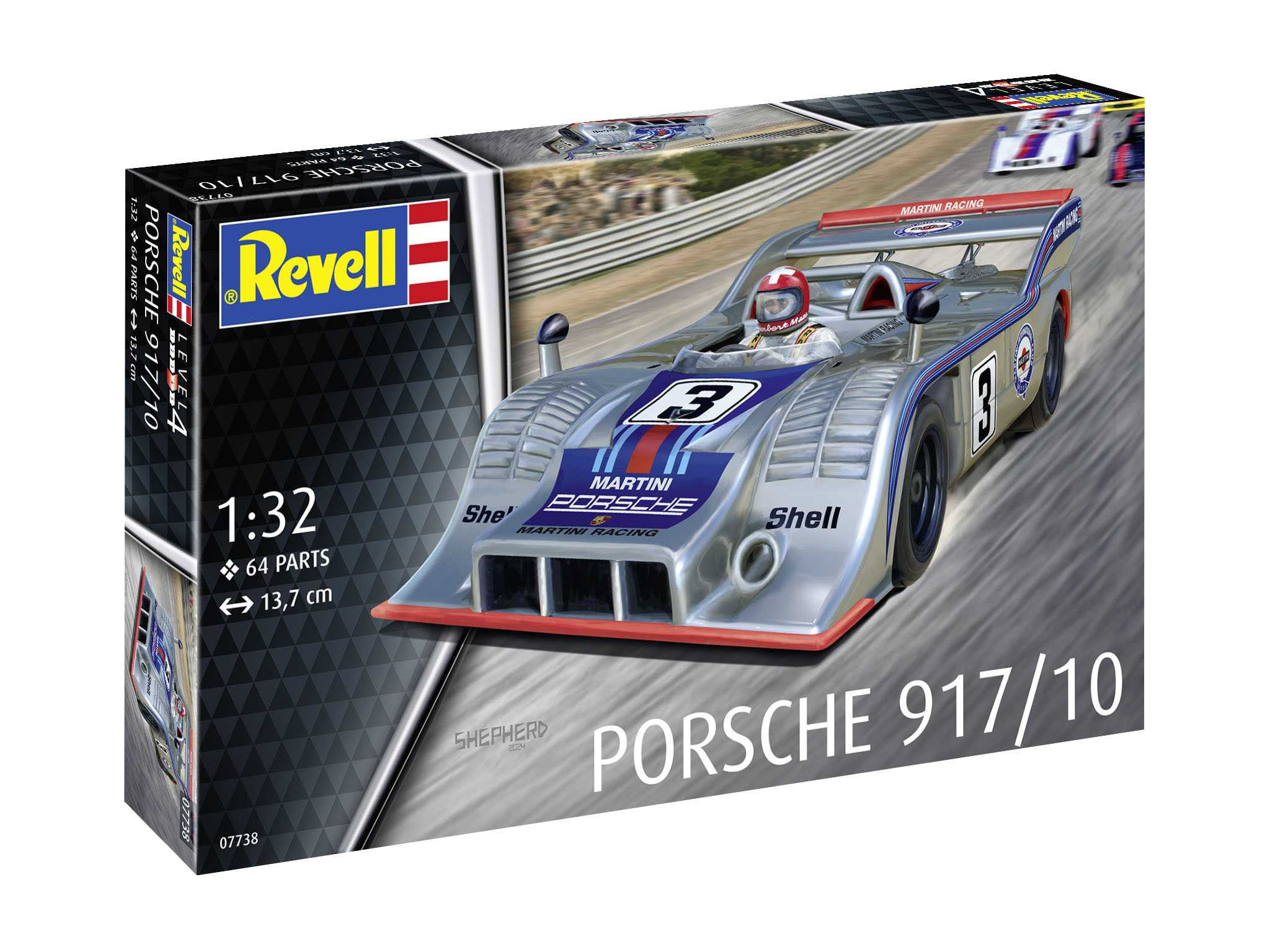 Plastic ModelKit auto 07738 - Porsche 917 (1:32) - 18-07738 - expresní doprava