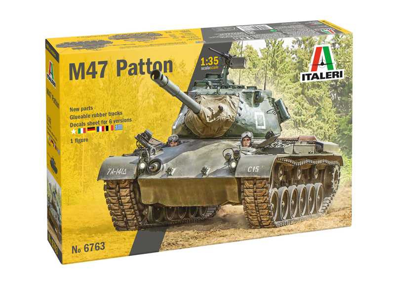 Model Kit tank 6763 - M47 Patton (1:35) [33-6763]