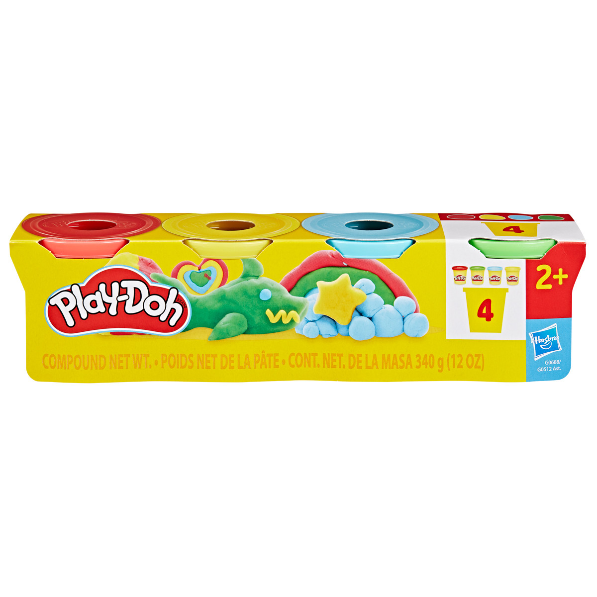 HASBRO - Play-Doh 4ks téglikov 4 x 85g [1111G0688]