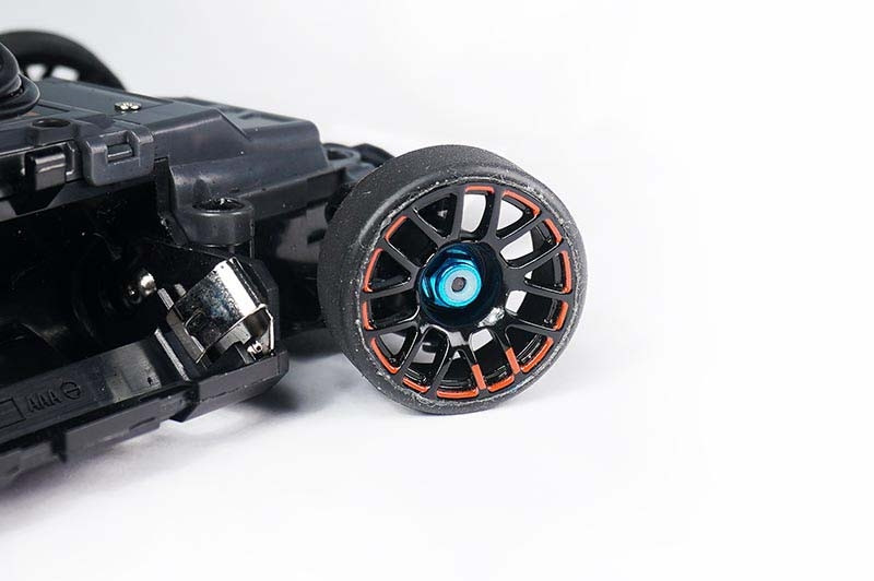 Koswork Flanged Nylon Lock Nuts M2 Blue for Kyosho Mini-Z Series (5) - KOS04371-1F - expresní doprava