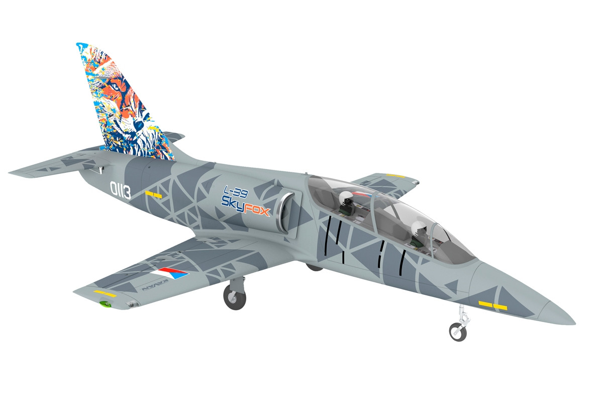KAVAN L-39 Skyfox 1088mm ARF - šedá - KAV02.8095 - expresní doprava