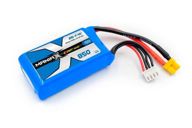 ManiaX Lipol 7.4V 850mAh 45C [MAX3003]