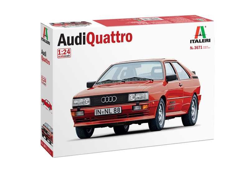 Italeri Model Kit auto 3671 - Audi Quattro (1:24) - 33-3671 - expresní doprava
