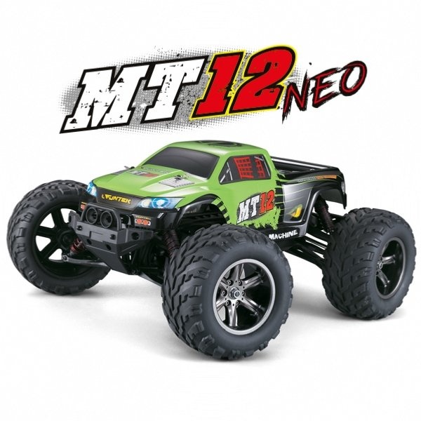 MT-12 NEO elektro Offroad Monster truck - 2.4GHz RTR - zelený (2wd)